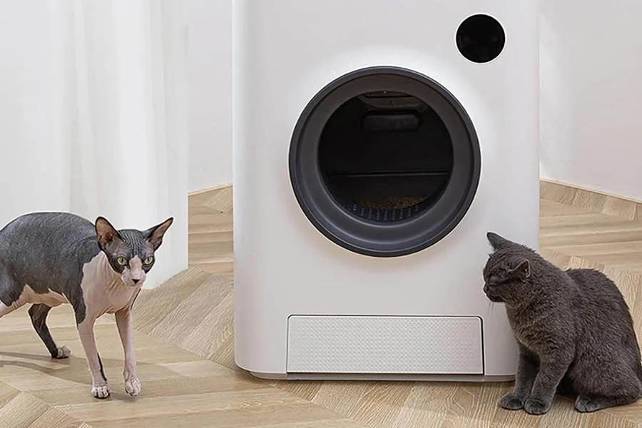 automatic self cleaning kitty litter box