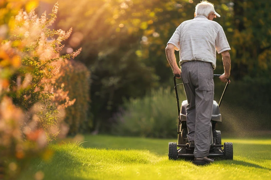 top self propelled lawn mower