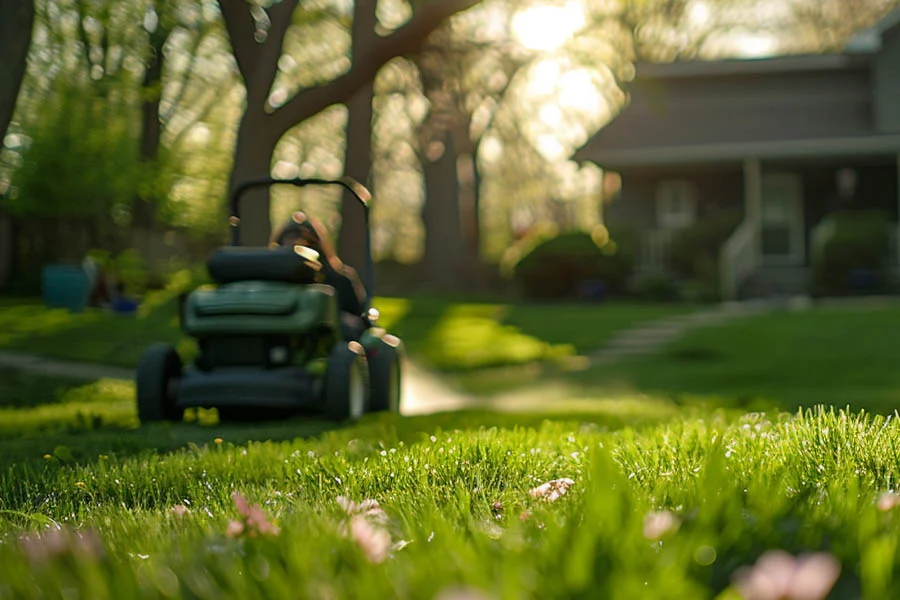 best battery push mower